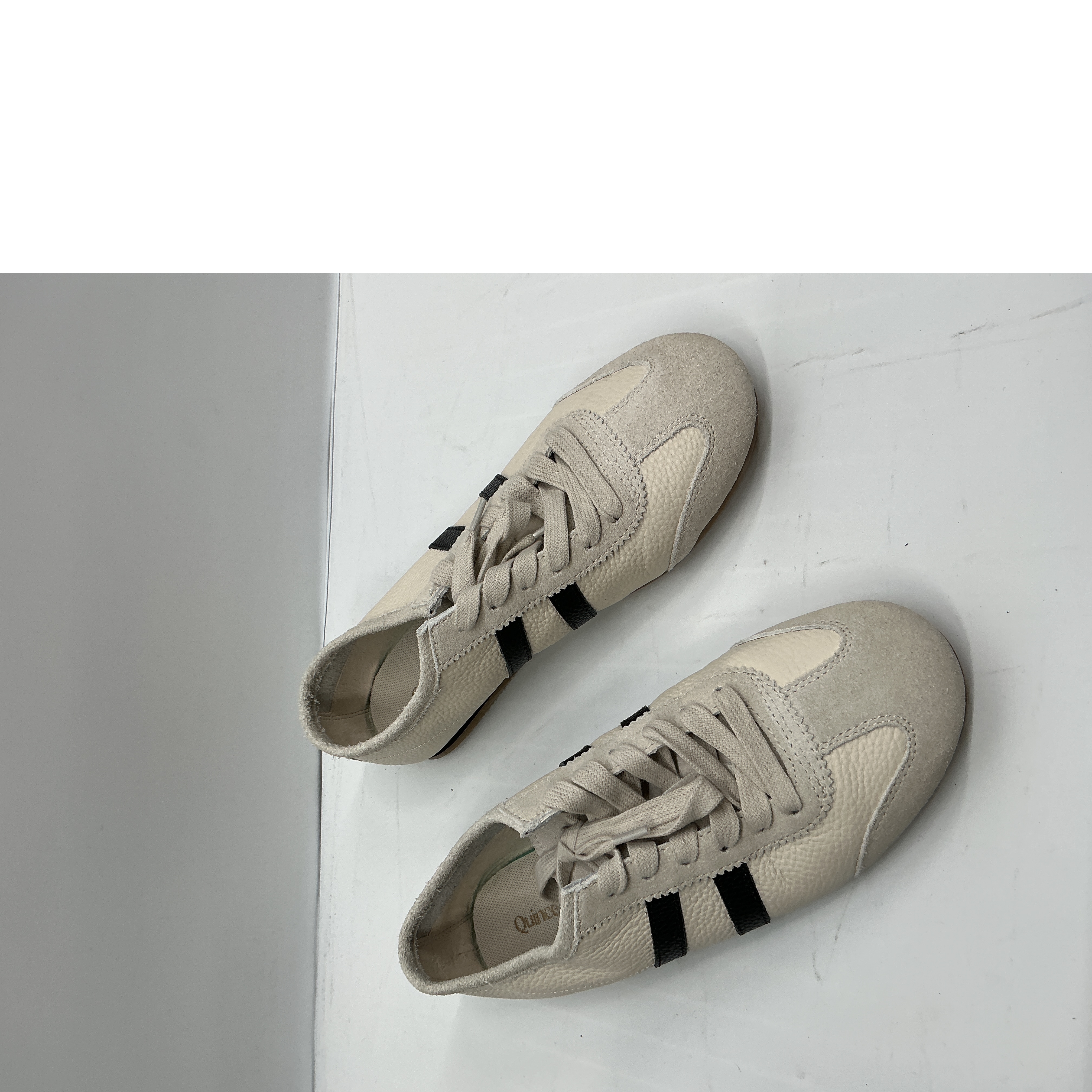 Italian Leather & Suede Low Profile Sneaker